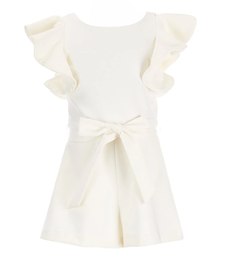 GB Big Girls Tiered Ruffle Sleeve Romper