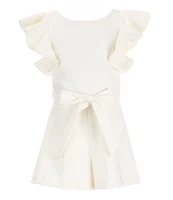 GB Big Girls 7-16 Tiered Ruffle Sleeve Romper