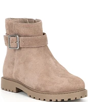 GB Girls' Indie-Girl Suede Buckle Booties (Toddler)