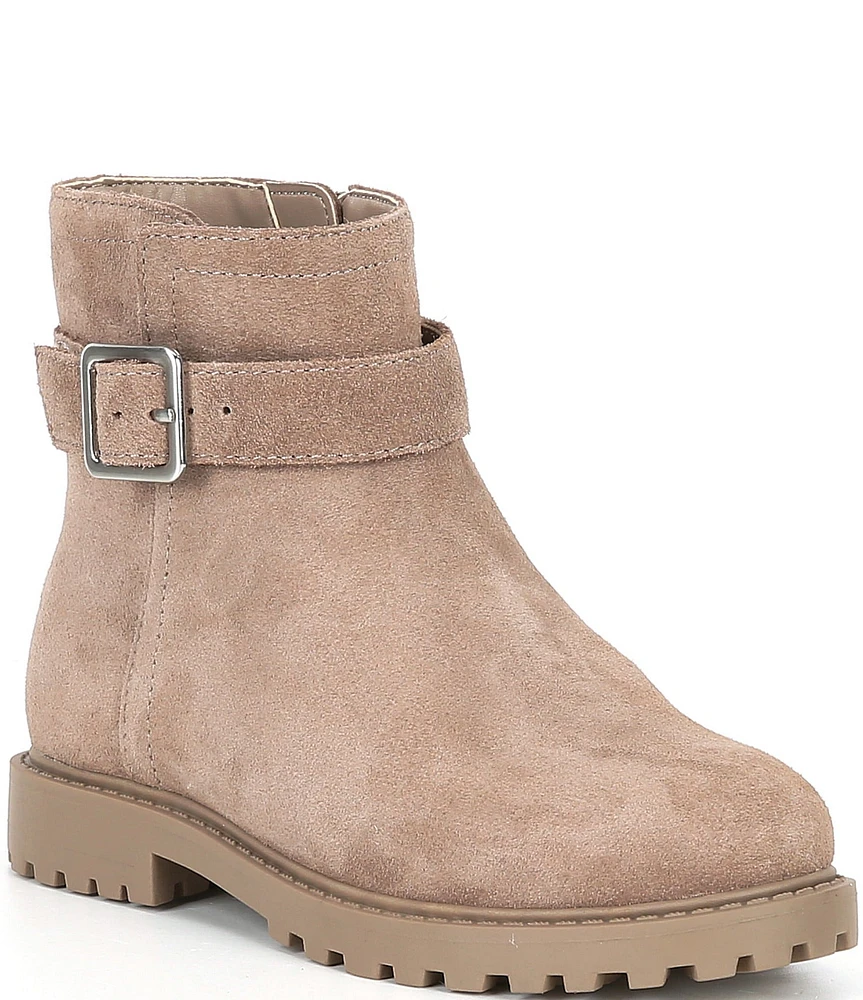 GB Girls' Indie-Girl Suede Buckle Booties (Youth)