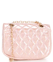 GB Girls Metallic Quilted Crossbody Handbag