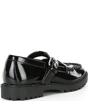 GB Girls' Millie T-Strap Lug Loafer Dress Shoes (Youth)