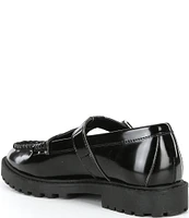 GB Girls' Millie T-Strap Lug Loafer Dress Shoes (Youth)