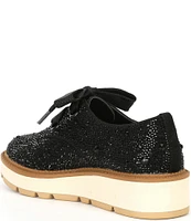 GB Girls' Revival Rhinestone Lace-up Oxfords (Toddler)