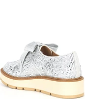 GB Girls' Revival Rhinestone Lace-up Oxfords (Youth)