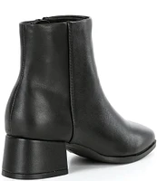 GB Girls' Shirley Leather Block Heel Booties (Youth)