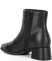 GB Girls' Shirley Leather Block Heel Booties (Youth)