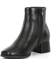 GB Girls' Shirley Leather Block Heel Booties (Youth)