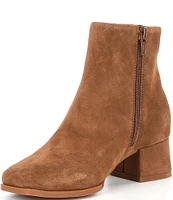 GB Girls' Shirley Suede Block Heel Booties (Youth)