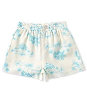 GB Girls x DANNIJO Big Girls 7-16 Palm Print Shorts