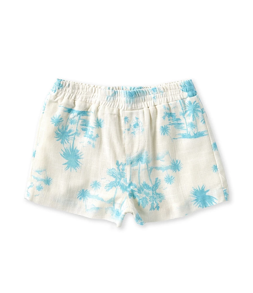 GB Girls x DANNIJO Little Girls 2T-6X Palm Print Shorts