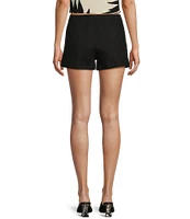GB High Waist Coordinating Linen Blend Shorts
