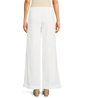 GB High Waisted Wide Leg Linen Pants