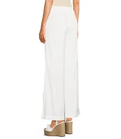 GB High Waisted Wide Leg Linen Pants