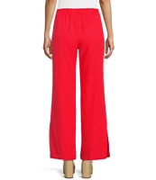GB High Waisted Wide Leg Linen Pants