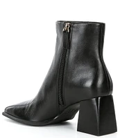 GB Holy-Grail Leather Block Heel Booties