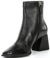 GB Holy-Grail Leather Block Heel Booties