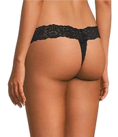 GB Juniors Seamed Lace Thong