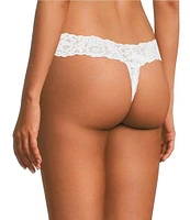 GB Juniors Seamed Lace Thong