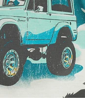 GB Knit Blue Bronco Graphic T-Shirt