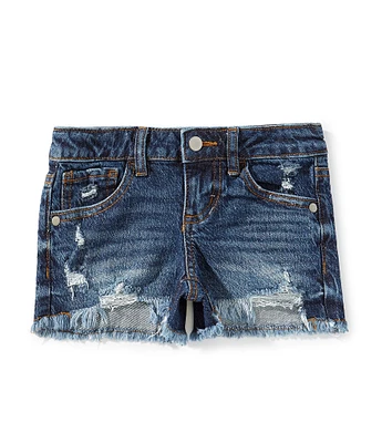 GB Little Girls 2-6X Denim Cut Off Shorts