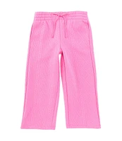 GB Little Girls 2-6X Full Length Cable Knit Wide Pants