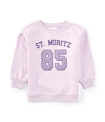 GB Little Girls 2-6X Long Sleeve Graphic Crewneck Sweatshirt