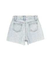 GB Little Girls 2T-6X Asymmetrical Denim Mini Skort