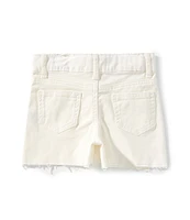 GB Little Girls 2T-6X Asymmetrical Denim Mini Skort