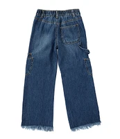 GB Little Girls 2T-6X Denim Cargo Jeans