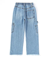 GB Little Girls 2T-6X Denim Cargo Jeans