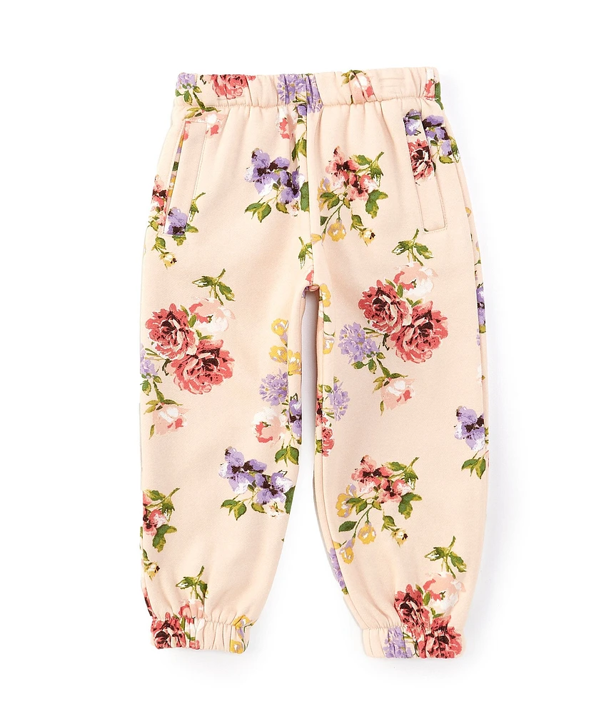 GB Little Girls 2T-6X Floral Jogger Pants