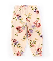 GB Little Girls 2T-6X Floral Jogger Pants