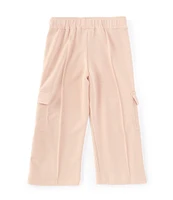 GB Little Girls 2T-6X Full Length Soft Cargo Pants