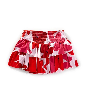 GB Little Girls 2T-6X Gracie Abstract Floral Print Active Skirt