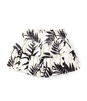 GB Little Girls 2T-6X Gracie Leaf Print Active Skirt