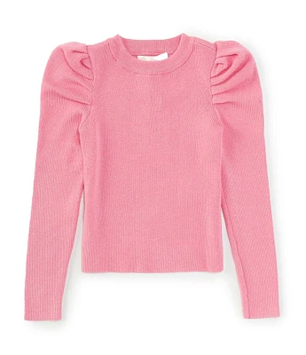 GB Little Girls 2T-6X Long Sleeve Rouched Sweater