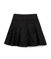 GB Little Girls 2T-6X Pleated Coated Mini Skirt