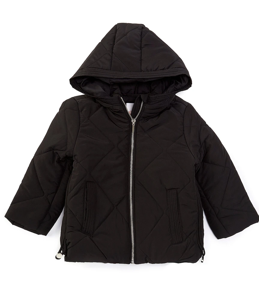 GB Little Girls Quilted Hooded Puffer Coat