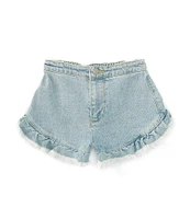 GB Little Girls 2T-6X Ruffle Hem Short