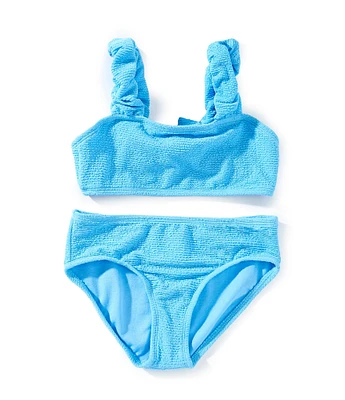 GB Little Girls 2T-6X Scrunch Bungee Strap 2-Piece Swimsuit