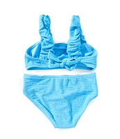 GB Little Girls 2T-6X Scrunch Bungee Strap 2-Piece Swimsuit
