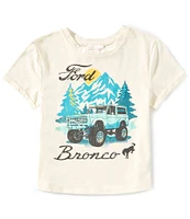 GB Little Girls 2T-6X Short Sleeve Bronco Graphic T-Shirt