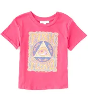 GB Little Girls 2T-6X Short Sleeve Pink Floyd Band T-Shirt