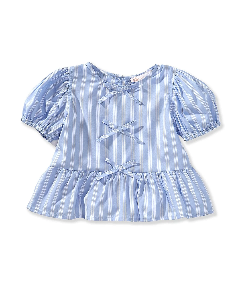 GB Little Girls Striped Bubble Top