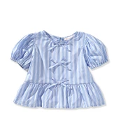 GB Little Girls Striped Bubble Top