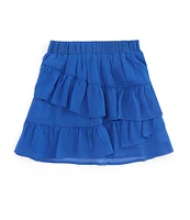 GB Little Girls 2T-6X Tiered Ruffle Mini Skirt