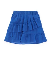 GB Little Girls 2T-6X Tiered Ruffle Mini Skirt