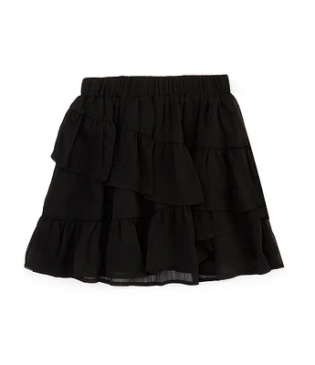 GB Little Girls Tiered Ruffle Mini Skirt