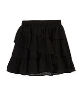 GB Little Girls 2T-6X Tiered Ruffle Mini Skirt